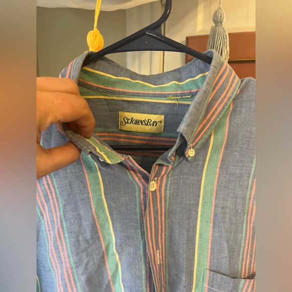 🚨LAST CHANCE Pop Color Button Down - Picture 4 of 6